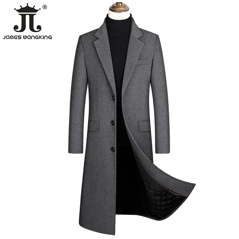 2024 Autumn and Winter Boutique Woolen Black Gray