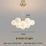 Modern 3D Moon Bubble Chandeliers Children's Room Decor