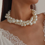 Korea Fashion 5 layers Long Sweater Chain Necklace