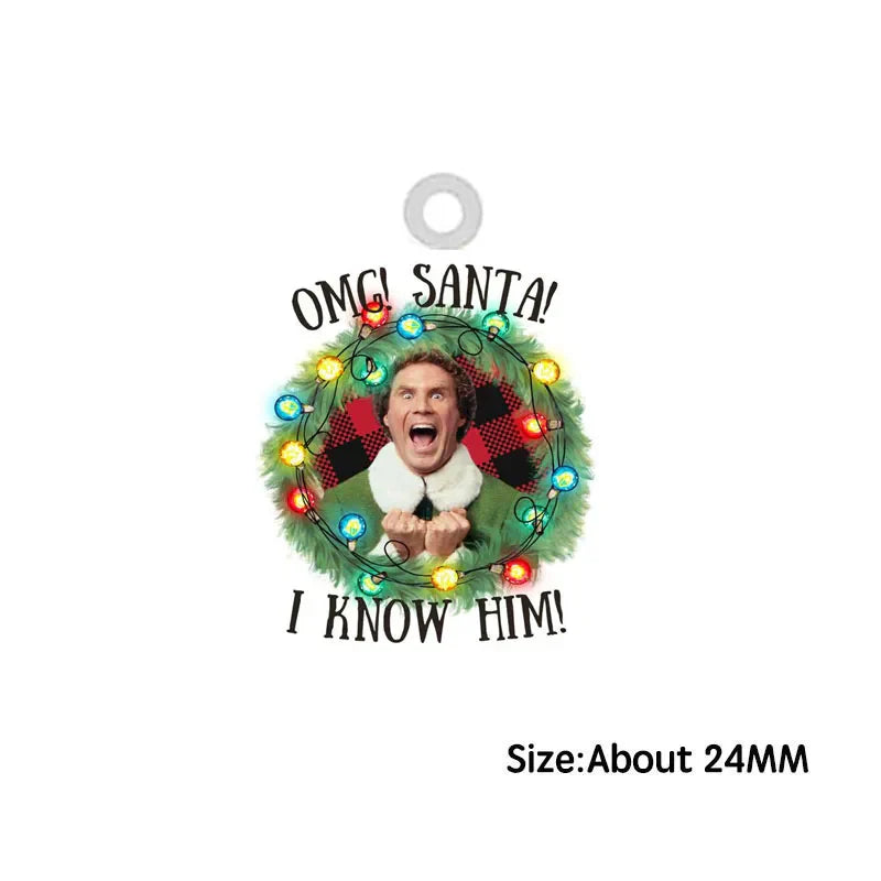 Green Christmas Acrylic Charms Classic Movie Stink Stank