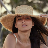 Large Eaves Beach Sunhat Woven Straw Hat Summer