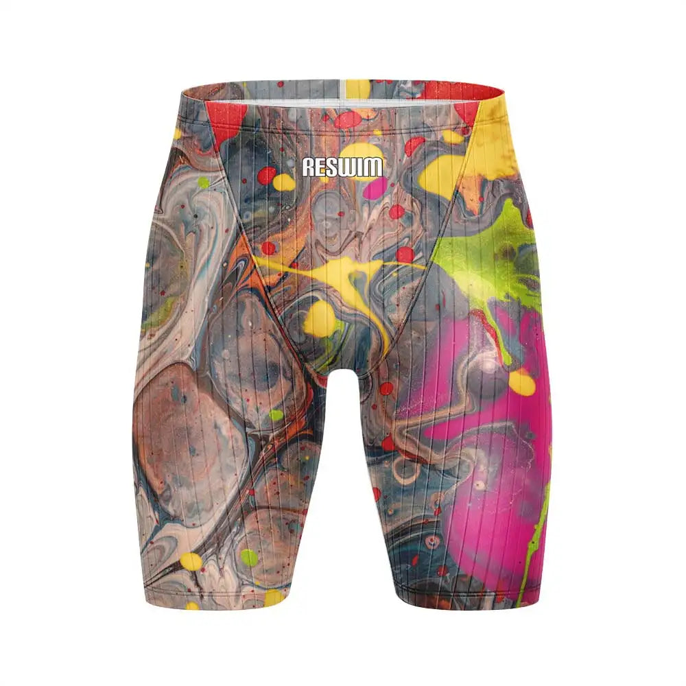 New Summer Men's Beach Tights Shorts Swimming Trunks