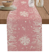 Merry Christmas Pink Old Man Snowflake Candy Wedding