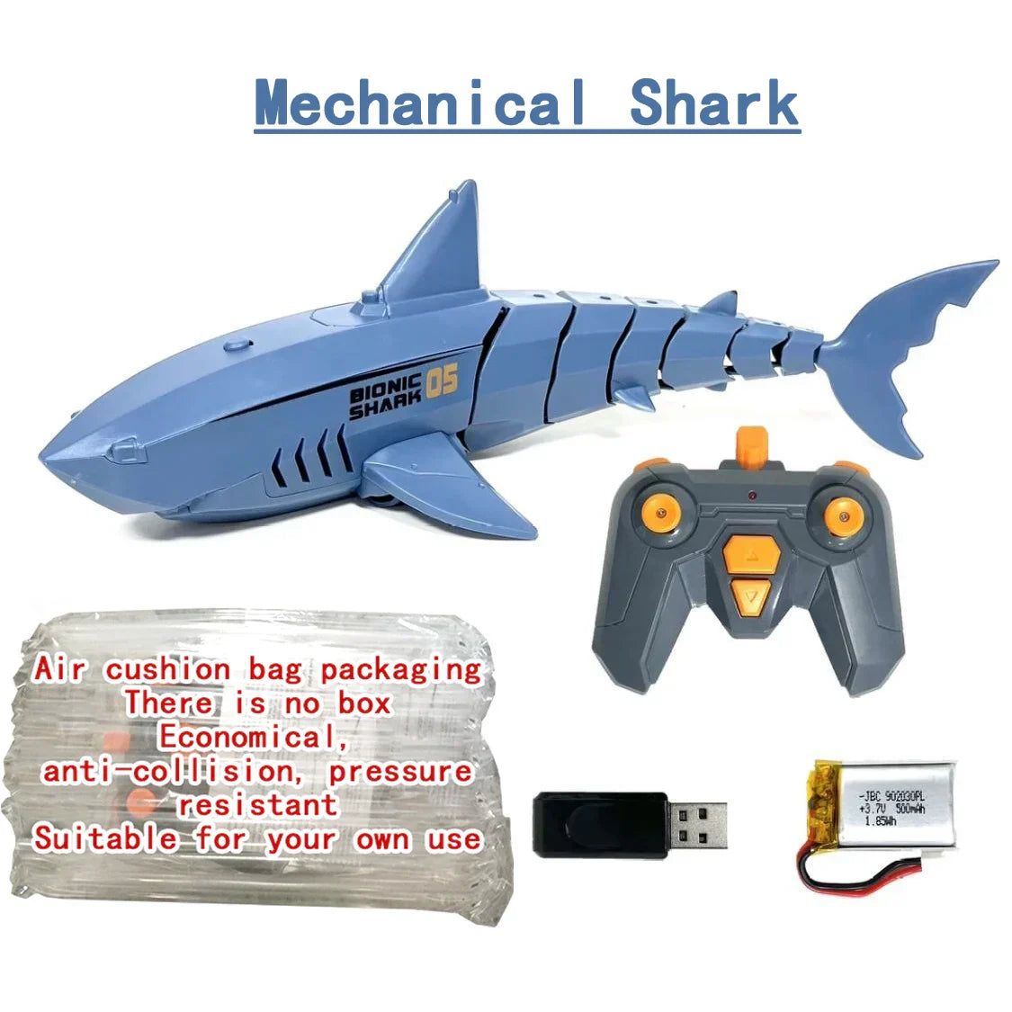 Funny RC Shark Toy Remote Control Animals Robots