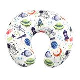 Soft Breathable Ushaped Nursing Pillow Cover Cartoon Print
