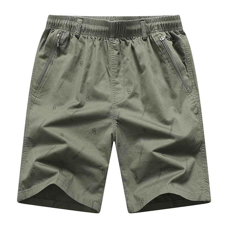 2024 Men's Work Shorts Summer Cotton Thin Casual