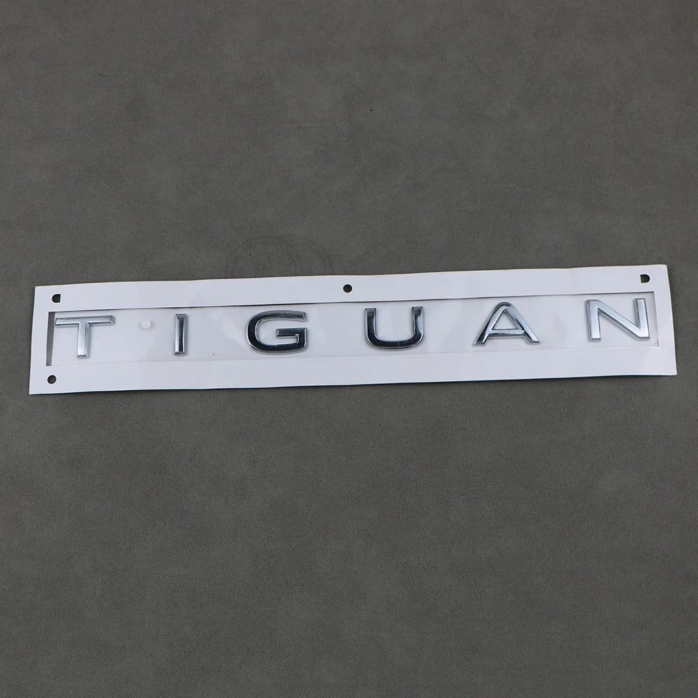 Rear Trunk Emblem Tiguan Logo Badge Sticker ABS