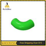 10Pcs MOC Parts Brick Round x Tube Degree