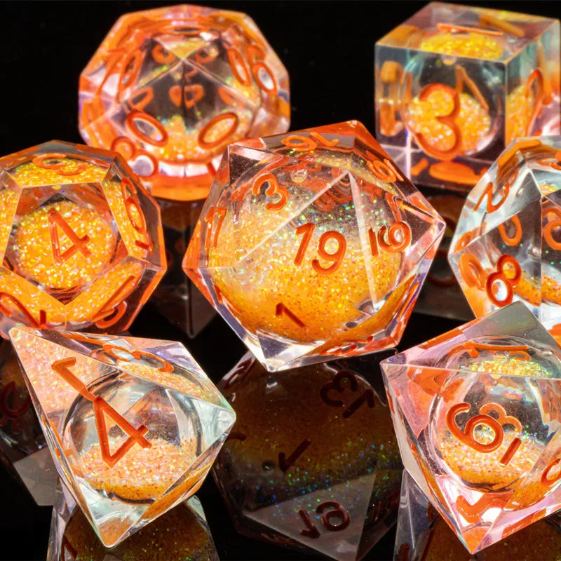 Sharp Edge Dice Dungeons and Dragons liquid core