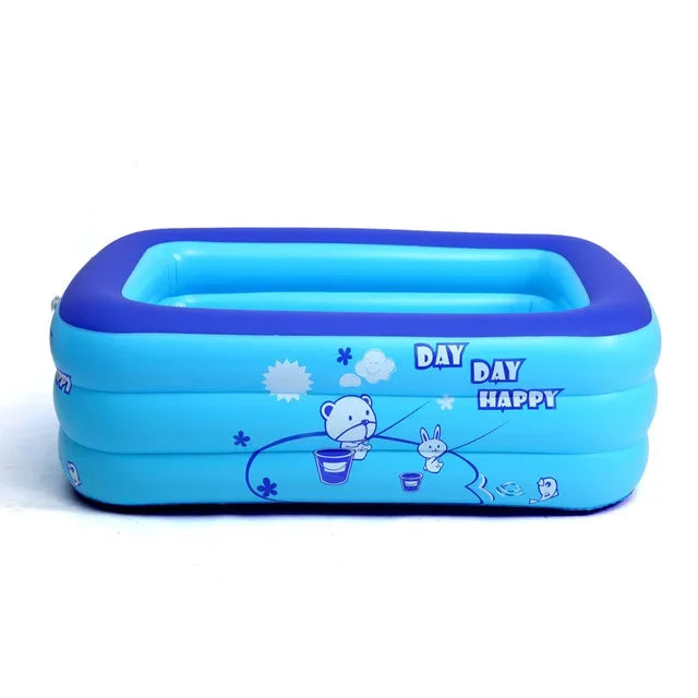 120cm/130cm Inflatable Square Swimming Pool Children Inflatable Pool