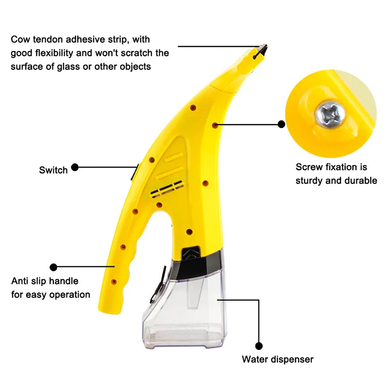 Rechargeable Window Vacuum Cleaner Wireless Window Glass Vacuum