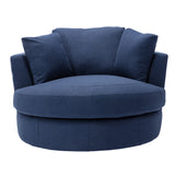 [Flash Sale]Modern Akili Swivel Accent Chair Barrel Chair