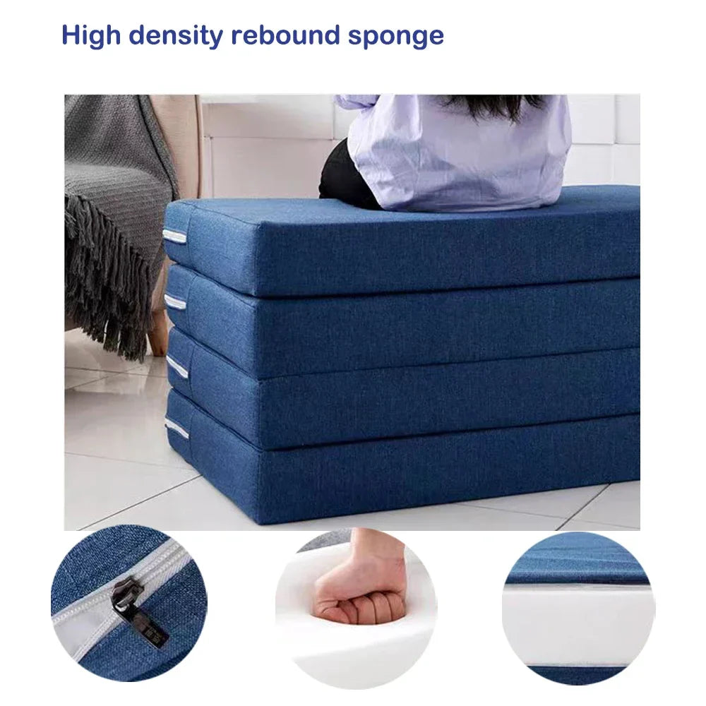 High Elasticity Memory Sponge Mattress Dismantle Mattress Foldable