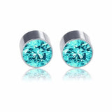 Weight Loss Magnet Earring Zircon Crystal Strong Magnetic