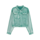 Men's Two-piece Suits High Street Denim Jacket Loose