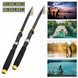 5 Layers Fishing Rod 1.8m-3.6m Max Pull 3.5KG