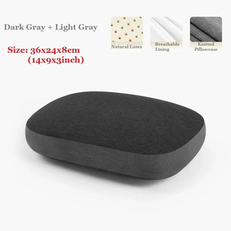 JFLEGAL Latex Pillow Natural Rubber Odorless Neck Pillow