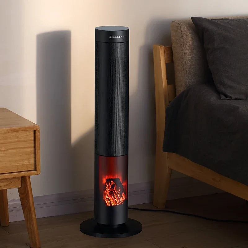 Tower Type Carbon Fire Vision Heater 2000W High