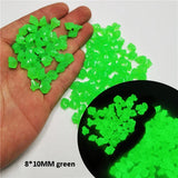 300/500 Pcs Garden Decoration Pebbles Luminous Stone Glow