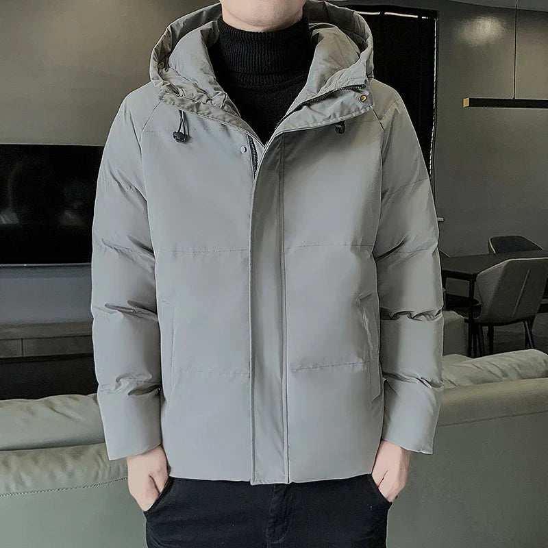 Fashion Brand Parkas Male Thick Winter Overcoat Men's