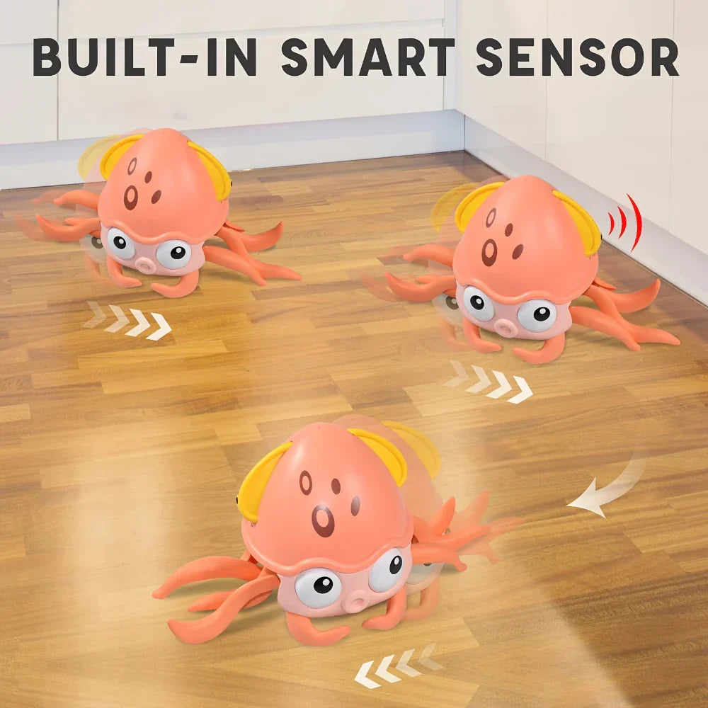 Kids Induction Escape Octopus Crab Crawling Toy Baby