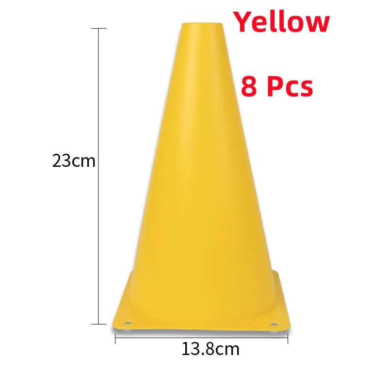 8Pcs 23cm Traffic Prop Cones Toy Multipurpose Construction