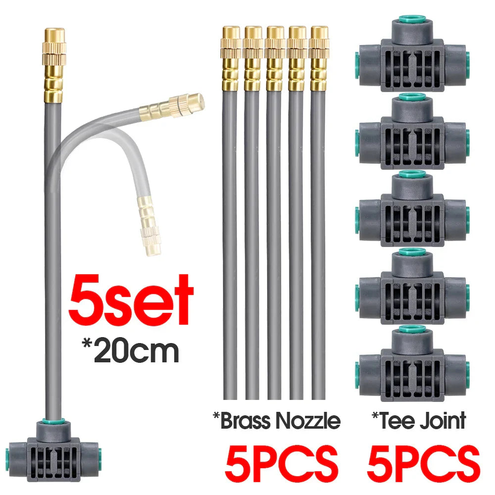 30-5M 360° Brass Spray Nozzle Watering Kit
