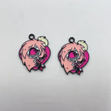 Random mixing10pcs Classic Cartoon Anime Earring Pendant DIY