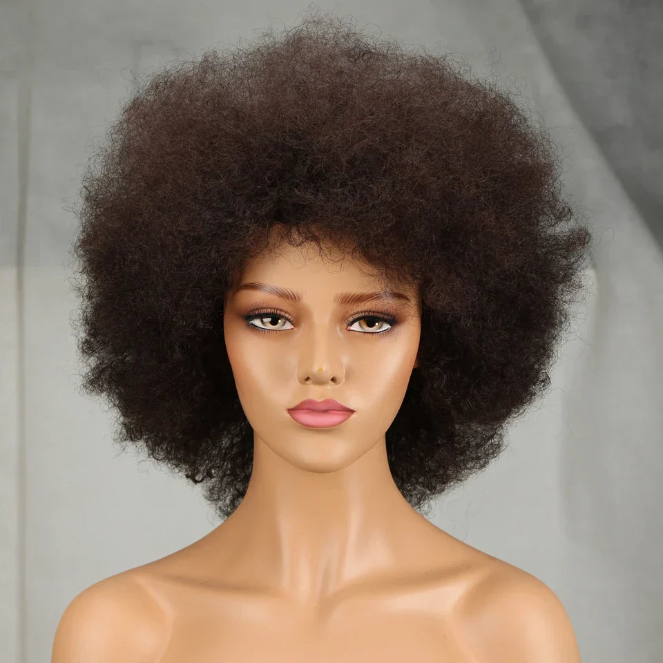 Peruvian Human Hair Short Sassy Human Hair Wigs