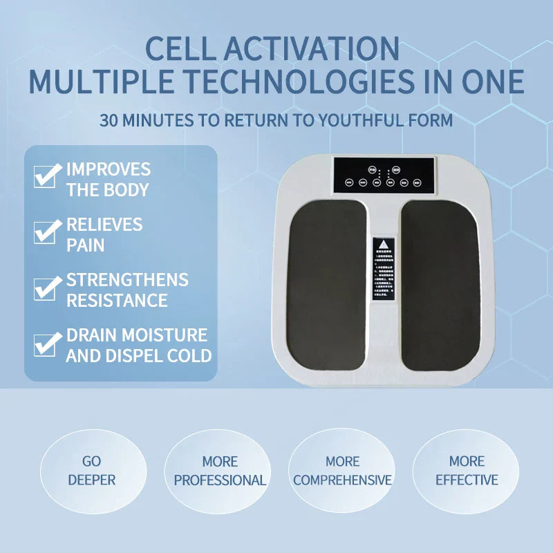 Home Foot Massage Physiotherapy Thermomagnetic Therapy Pulse Abdominal
