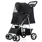 Pet Stroller Carrier For Dogs Detachable Baby Stroller