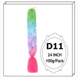 24Inch Synthetic Long Jumbo Ombre Braiding Hair For