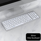 Wireless Bluetooth Keyboard Three-mode Silent Full-size Keyboard and