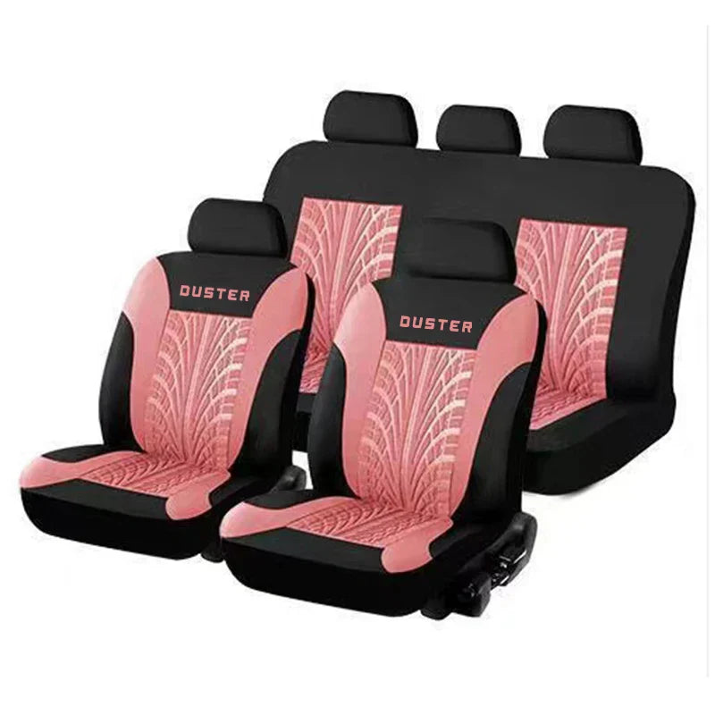 Duster Print Seat Cover Universal Fashion Track Embossed