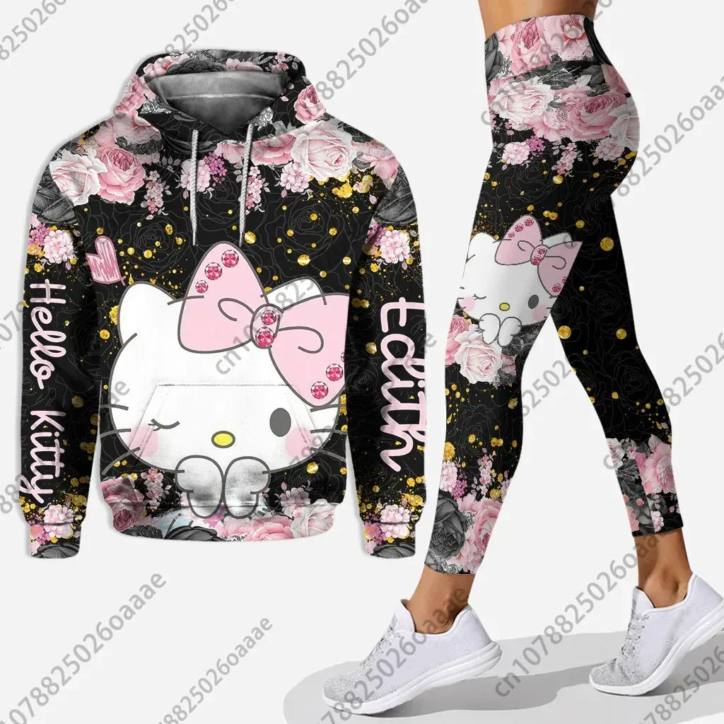 2024 Disney Hello Kitty 3D Kitty Cat Hoodie