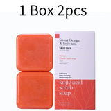 비누 Kojic Acid Scrub Soap Glutathione Skin Lightening HandMade Coconut Ginger Soap Skin Bleaching Brightening Body Face Care