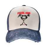 Baseball Cap Pearls Jam Rock Band Outfit for