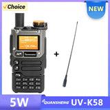 UV K58 Walkie Talkie 5W Quansheng UV-K6 Two