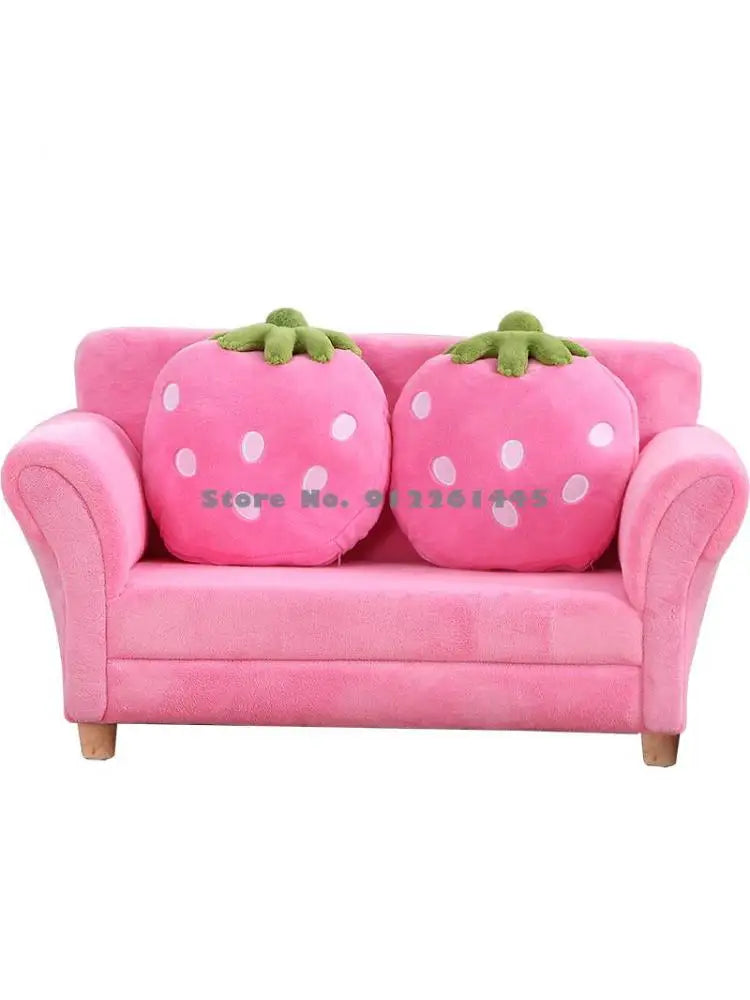 Children's Sofa Mini Korean Cartoon Strawberry Small Sofa