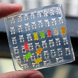 1PCS Silicone Miniature Mini Gummy Candy Mould 1/12
