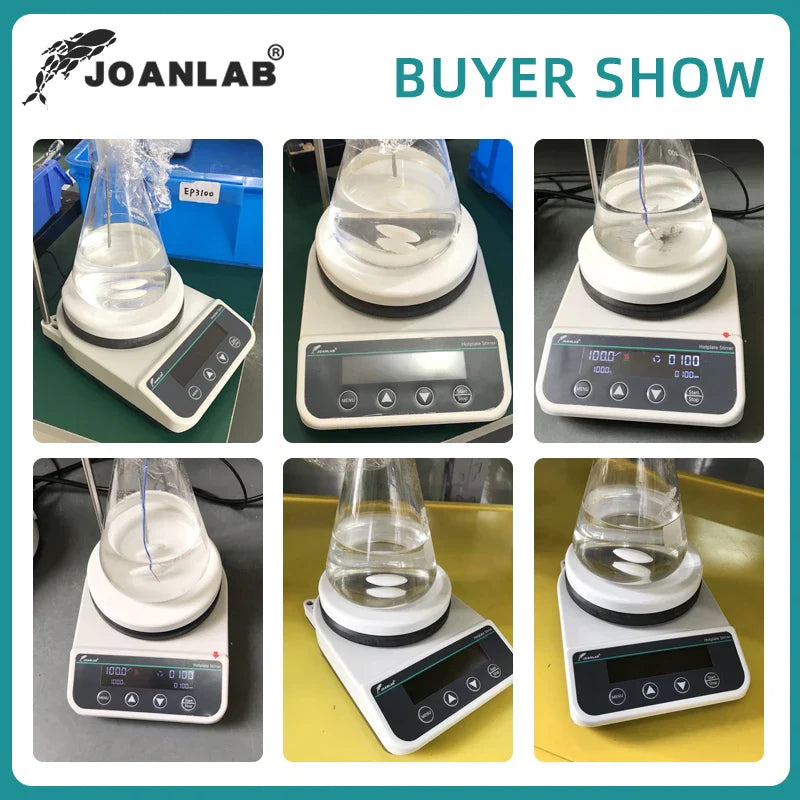 JOANLAB Heating Magnetic Stirrer Digital Display Thermostatic Magnetic