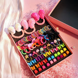 1Set Box Sequins Cute Butterfly Hair Bands For