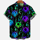 Devil Horror 3d Print Hawaiian Shirt Men Clothes