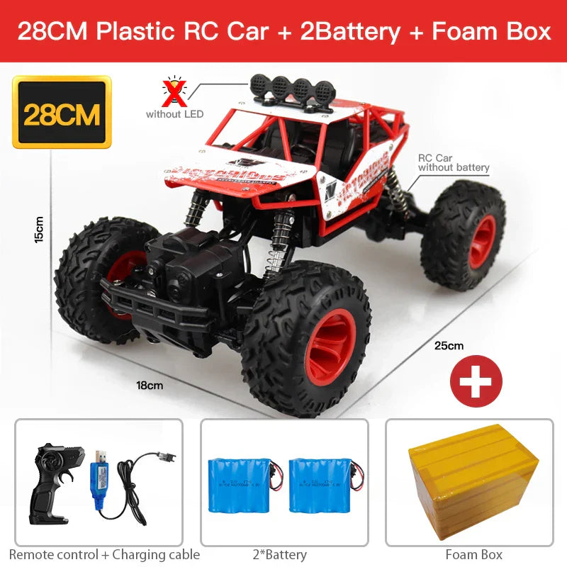 ZWN 1:16 4WD RC Car Led Lights Radio