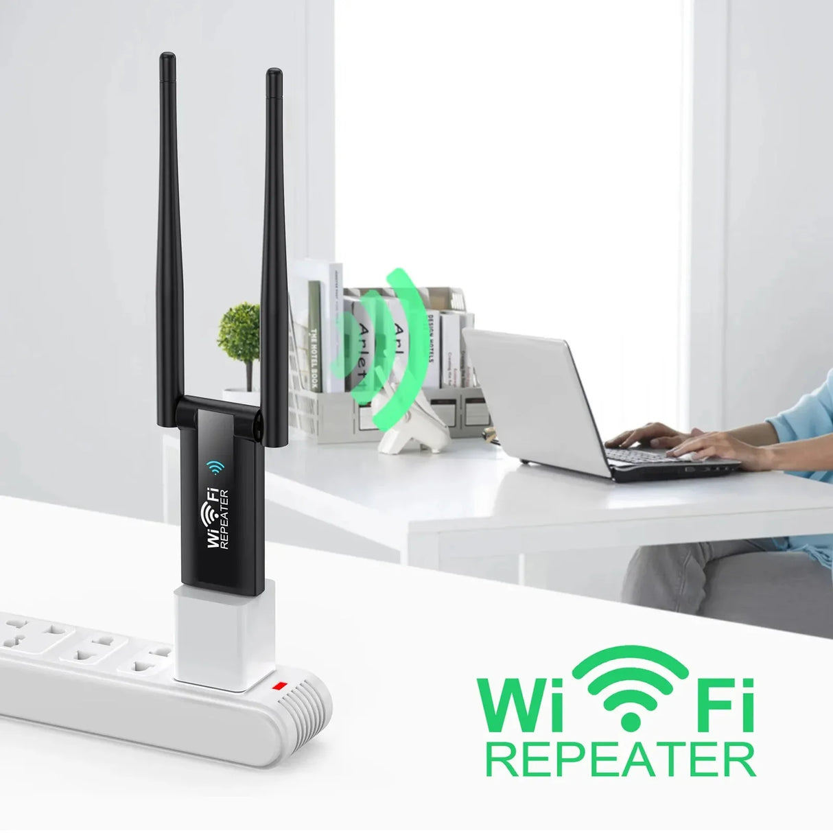 USB Wifi Repeater 300M Wi-Fi Signal Booster 2.4G