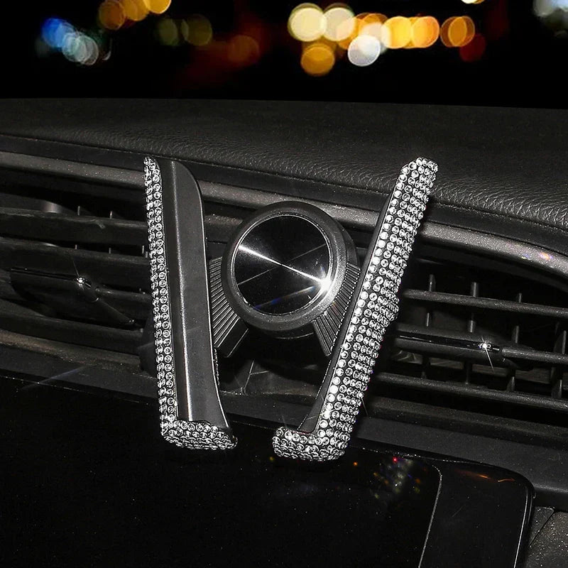 New Bling Car Phone Holder Rhinestones Air Vent