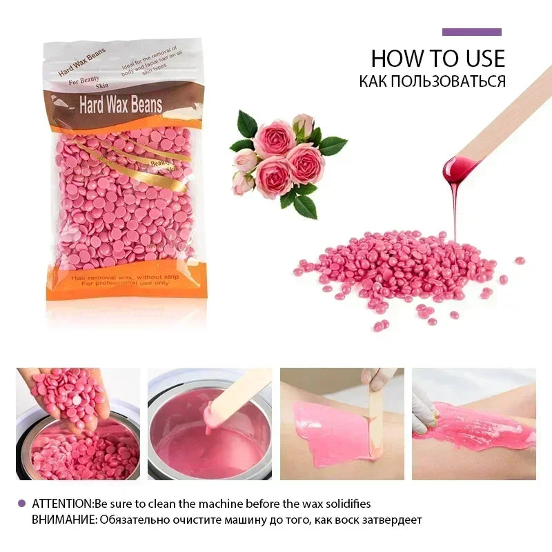 500g/400g/200g Hard Waxing Wax Beans for Hair Removal