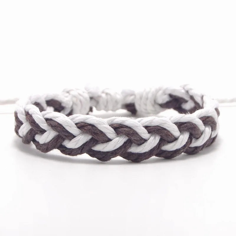 Ethnic Thread Bracelet Retro Handmade Boho Multicolor Braided