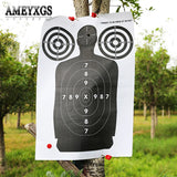 5/10/20pcs Target Papers Human Body Shape Targets For