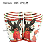 Rabbit Theme Birthday Party Decoration Cartoon Animal Panda